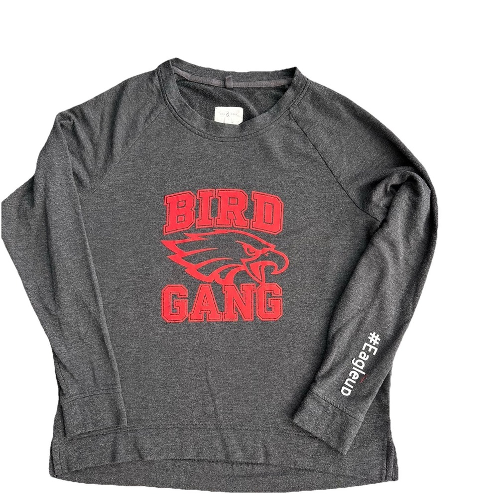 Lou & Grey Womens M Arizona Cardinals AZ Pullover Logo Bird Gang Spell Out SOFT